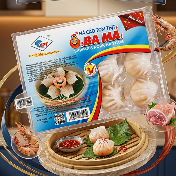 Há cảo tôm thịt Ồ! Ba má! 300g
