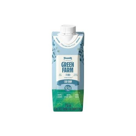 STT cao đạm ít béo VNM Green Farm 250ml