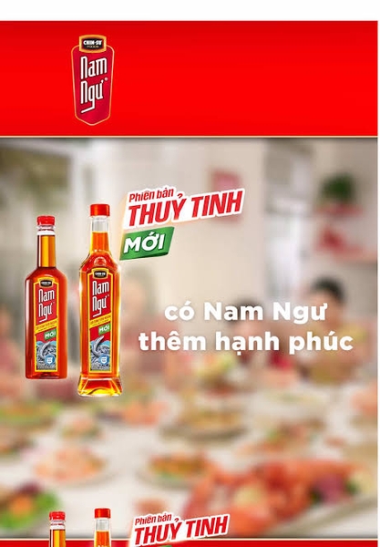 Nước mắm Nam Ngư cá cơm chai thủy tinh MN 500ml