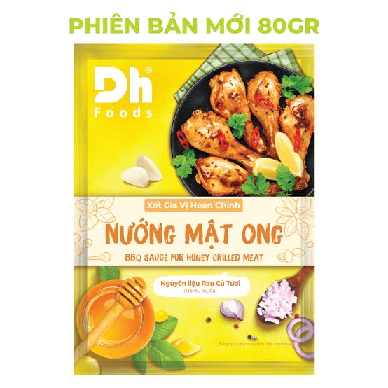Xốt Gia Vị Hoàn Chỉnh Nướng Mật Ong 80gr
