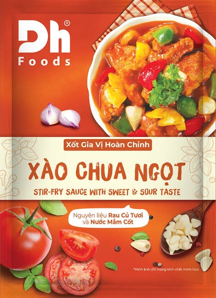 Xốt Gia Vị Hoàn Chỉnh Xào Chua Ngọt 80gr