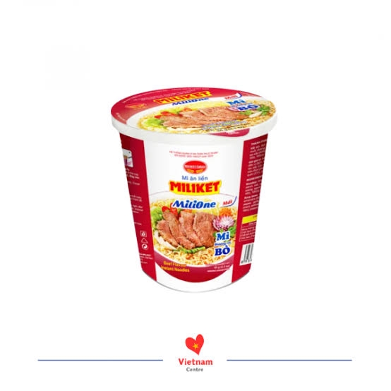 Mì ly giấy vị bò 65g x24