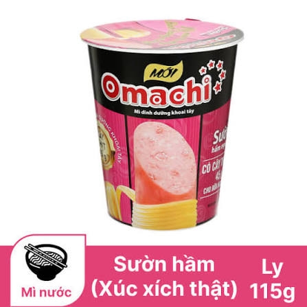Mì dinh dưỡng khoai tây Omachi Sườn hầm ngũ quả