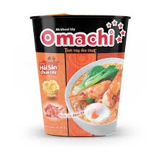 Mì khoai tây Omachi hương vị hải sản chua cay