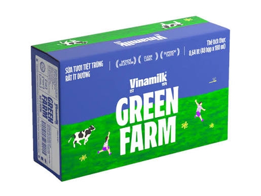 STTT rất ít đường VNM Green Farm 180ml