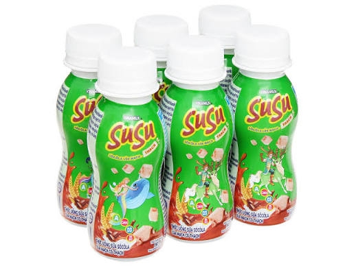 TU Sữa Sôcôla Lúa Mạch Vinamilk Susu Chai 80ml