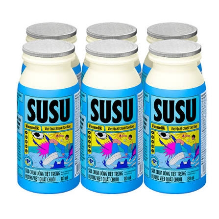 SCU TT hương việt quất chuối Vinamilk Susu Chai 80ml