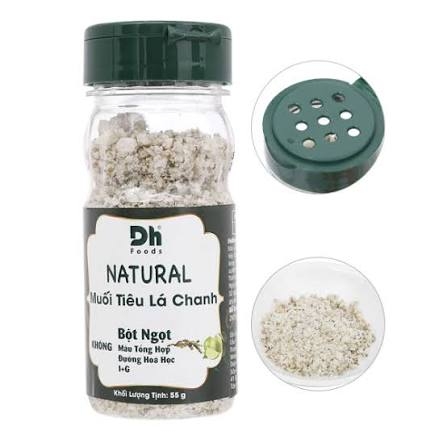 Natural Muối tiêu lá chanh 55gr