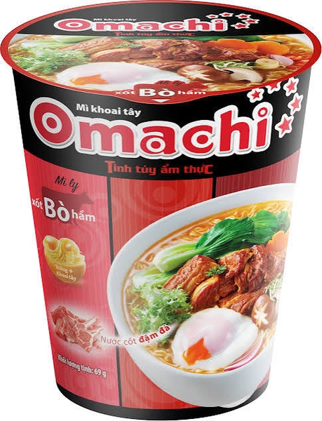 Mì dinh dưỡng khoai tây Omachi xốt Bò hầm