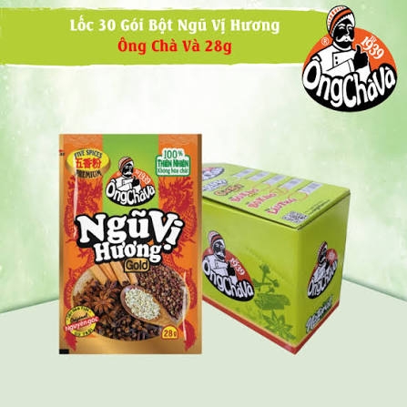 Ngũ Vị Hương OCV Gold 28gr (180túi/T)