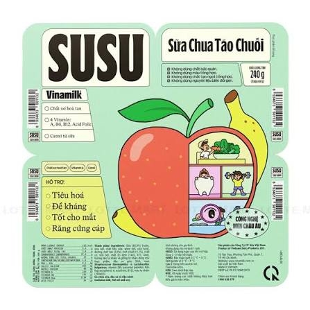 SCA táo chuối Vinamilk SuSu 60g