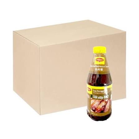 [Thùng] Xốt Ướp BBQ Maggi 1.2kg x 6 Chai