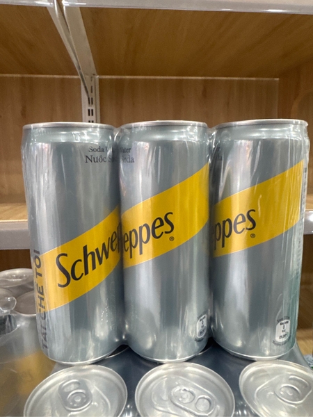 [Thùng] Nước Soda Có Gas Schweppes 320ml x 24 Lon
