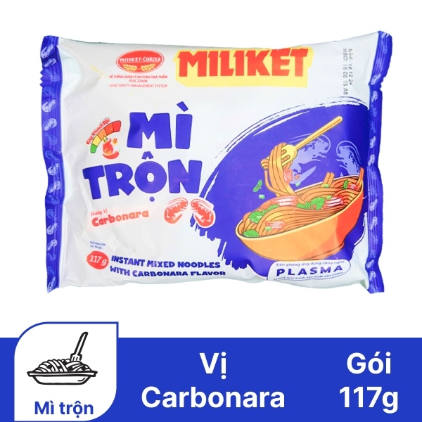Mì trộn kraft vị Cabonara 117g x16