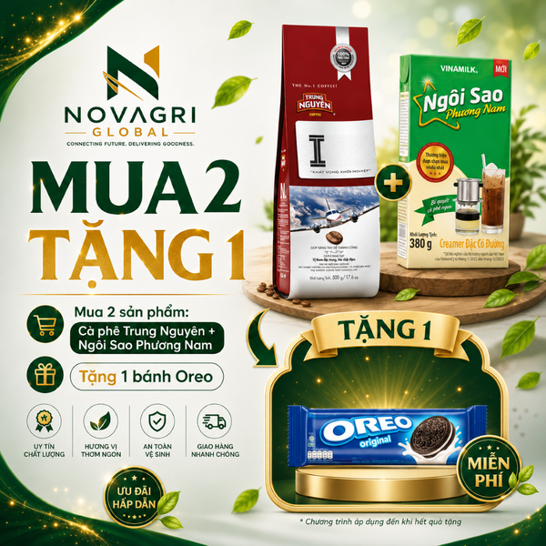 [Mua 2 tặng 1] Cà Phê Chữ I Trung Nguyên Xay Sẵn 500g + Sữa Đặc Ngôi Sao Phương Nam 380g