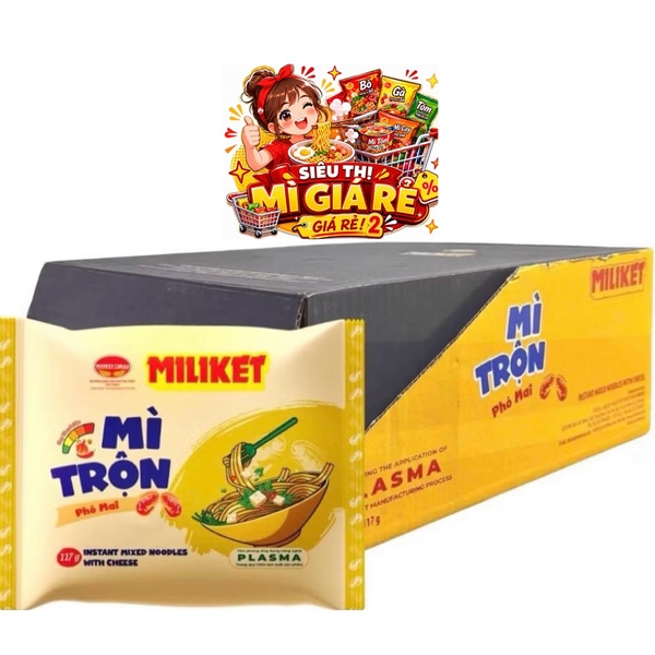 Mì trộn kraft vị Phô mai 117g x16