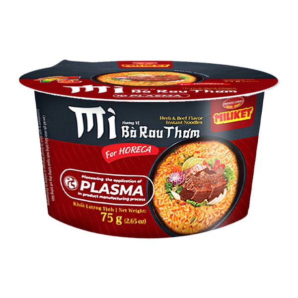 Mì tô giấy vị Bò rau thơm 75g x12