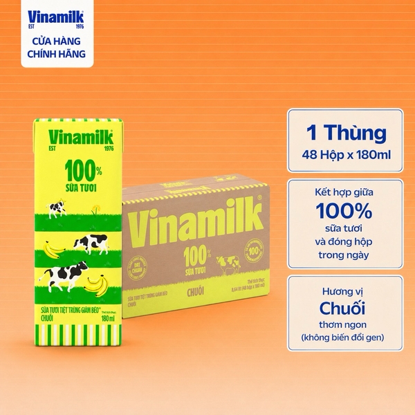 STTT giảm béo chuối VNM 180ml