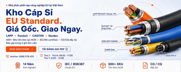 Kho cáp sỉ EU Standard - Giá gốc giao ngay, LAPP, Draka, CASITEK, Norden