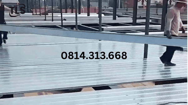 tấm thép làm sàn nhà xưởng