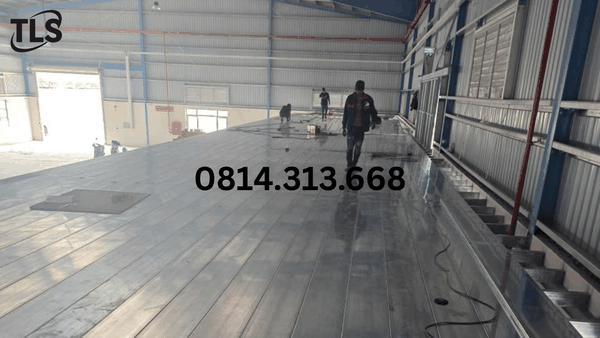 Làm Sàn Tầng Lửng Kho Hàng Bằng Tấm Sàn Lắp Ghép Không Cần Đổ Bê Tông
