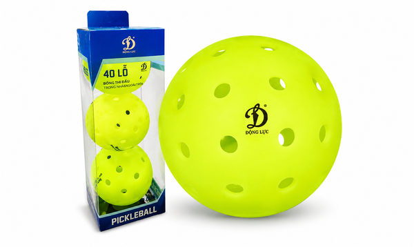 BÓNG PICKLEBALL ĐỘNG LỰC D25 XANH HỘP 3 QUẢ