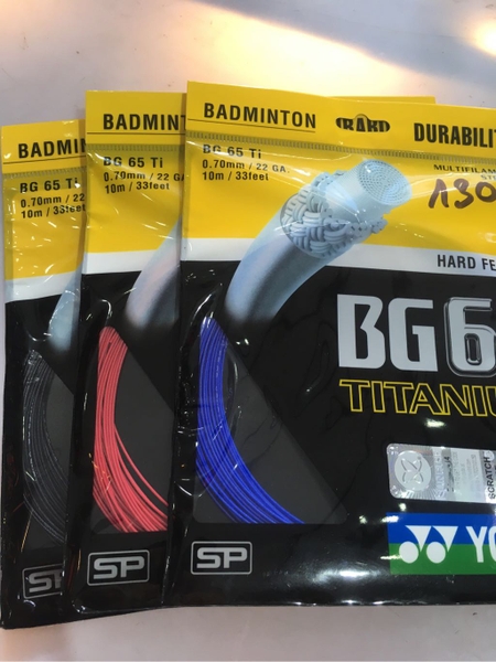 DÂY CẦU LÔNG YONEX BG 65 TITANIUM