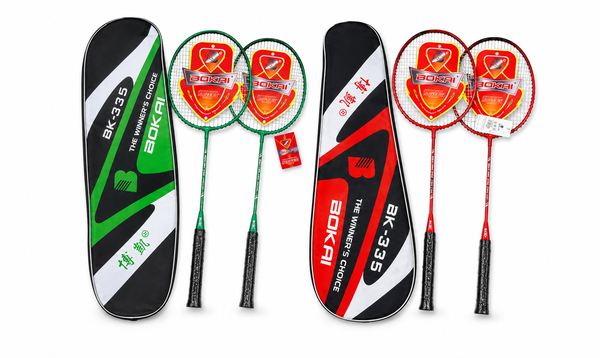 BỘ 2 VỢT CẦU LÔNG BOKAI BK-335 KÈM BAO