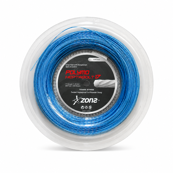 CƯỚC TENNIS ZONS POLYMO HEPTABOLT 17 1.20MM - SỢI 12M