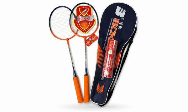 BỘ 2 VỢT CẦU LÔNG BOKAI BK-135/BK-136 KÈM BAO