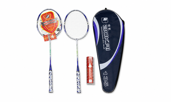 BỘ 2 VỢT CẦU LÔNG BOKAI BK-135/BK-136 KÈM BAO