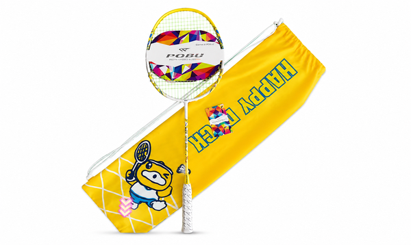 VỢT CẦU LÔNG POBU HAPPY DUCK CĂNG SẴN 11,5 KG