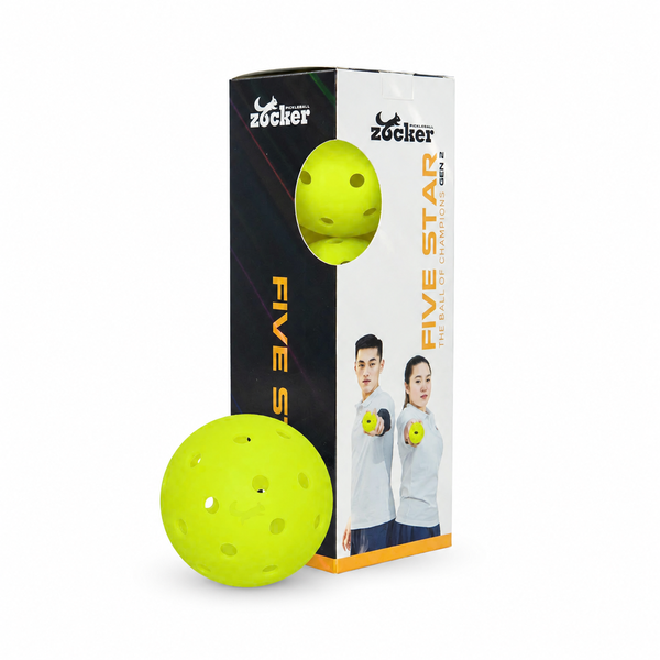 BÓNG PICKLEBALL ZOCKER ZB48 HỘP 3 QUẢ 48 LỖ