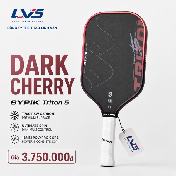 VỢT PICKLEBALL SYPIK TRITON 5 NEW COLORWAY 2026 16MM