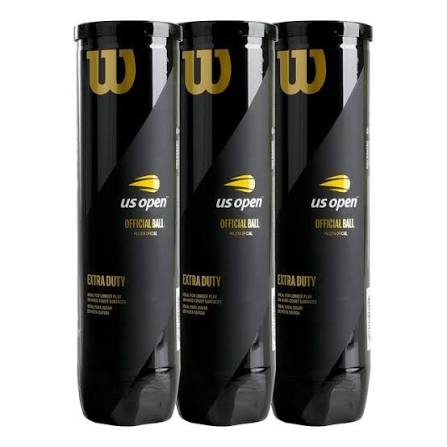 BÓNG TENNIS WILSON US OPEN EXTRA DUTY 4 QUẢ ỐNG ĐEN