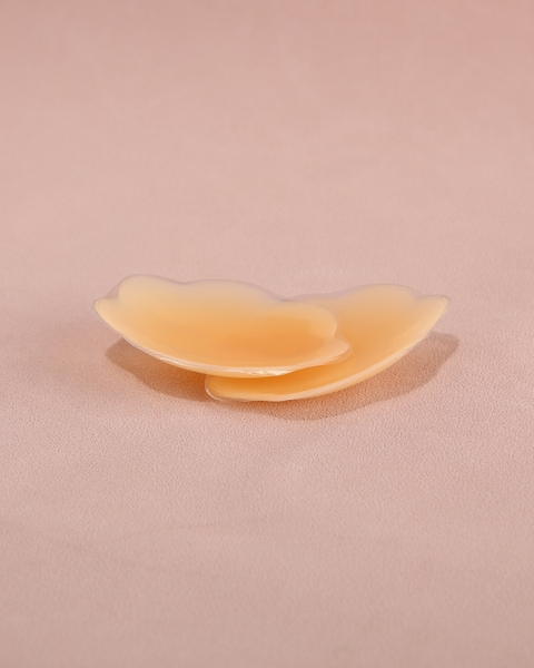 Miếng Dán Ngực Silicone Hình Hoa FitBare SYV-004 (6.5cm) - Tái Sử Dụng, Siêu Dính, Chống Nước, Mỏng Nhẹ Tự Nhiên