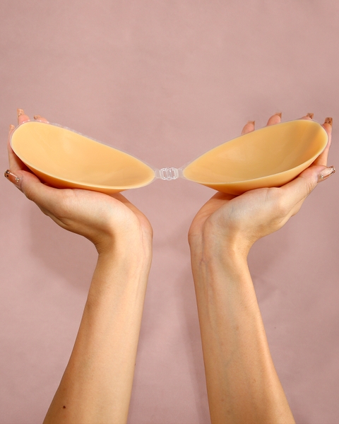 Áo Ngực Silicon Fitbare 1cm ZY-EB2602 - Bra Dán Ngực Nâng Ngực Tạo Khe, Siêu Bám Dính Chống Nước Mặc Áo Hở Lưng Bơi