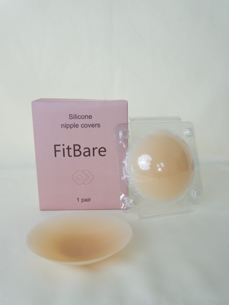 Miếng Dán Ngực Silicone FitBare 8cm ZY-NP02 - Dán Nụ Có Keo Siêu Dính, Tự Nhiên & Chống Nước