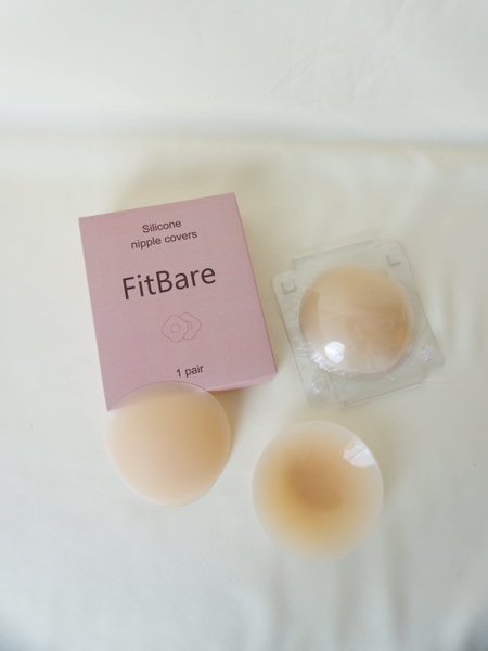 Miếng Dán Ngực Silicone FitBare 8cm ZY-NP02 - Dán Nụ Có Keo Siêu Dính, Tự Nhiên & Chống Nước