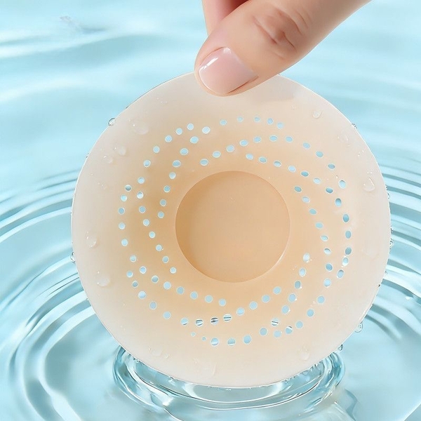 Miếng Dán Ngực Silicone Có Lỗ Mỏng Nhẹ FitBare H-234 (8cm) - Dán Keo, Thoáng Khí, Kháng Mồ Hôi, Tái Sử Dụng (Màu Nude)