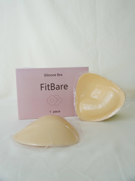 Miếng Dán Nâng Ngực Dày 3cm FitBare NP-S250802 - Đệm Độn Push-Up Tạo Khe, Keo Siêu Dính, Màu Nude