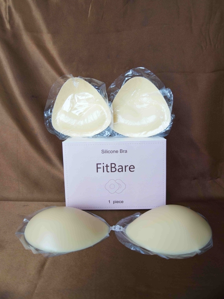 Combo Đi Tiệc FitBare (2 Món) - 01 Áo Ngực Silicone Tạo Khe & 01 Cặp Đệm Độn Ngực Push-Up Mặc Áo Đầm Váy Hở Lưng