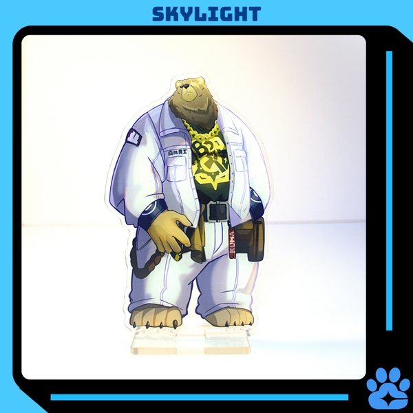 Mô Hình Standee Furry BEN BIGGER - Zenless Zone Zero nhựa mica 14cm