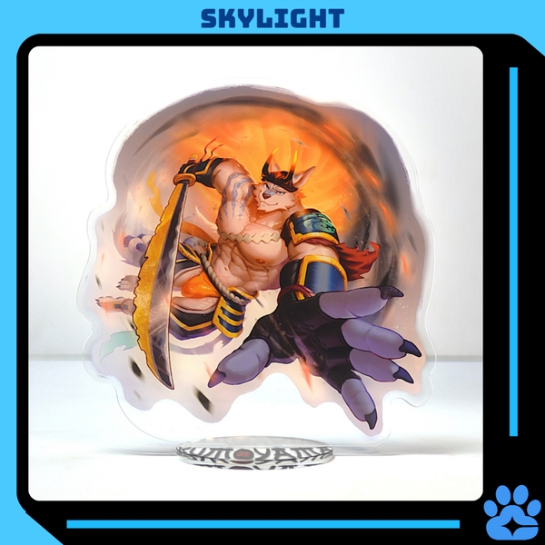 Mô hình/ Standee Furry KUMOYAMA - XXL Woofia -nhựa Mica-14cm