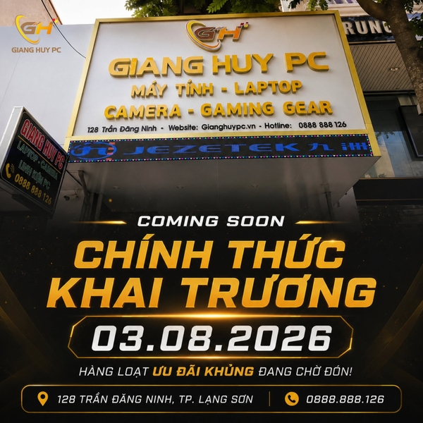 Hé lộ công ty chuyên đồ gaming, laptop, camera sắp khai trương tại Lạng Sơn