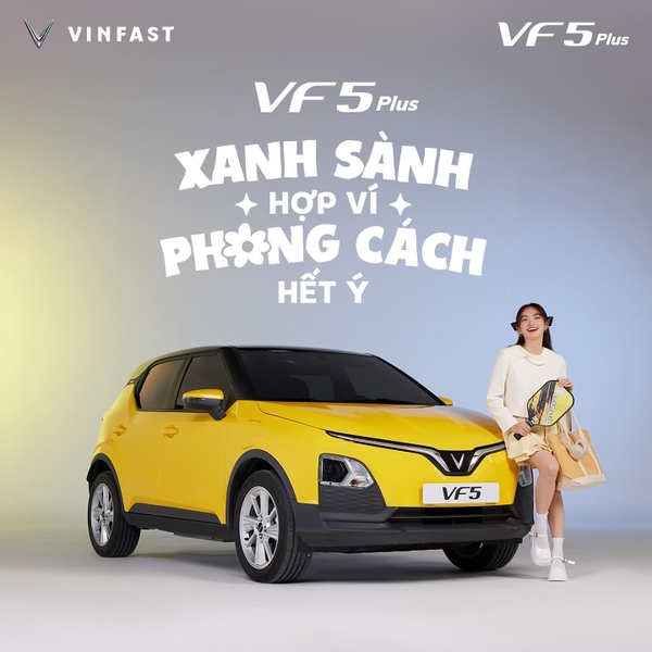 Thông số kỹ thuật VinFast VF 5 2026: 326,4 km/lần sạc, sạc nhanh 33 phút