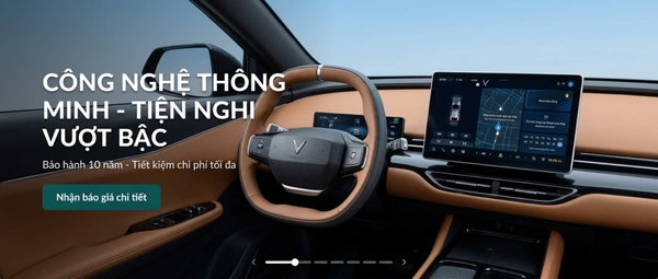 Nội thất VinFast VF8 phiên bản mới - VinFast Auto Long Biên