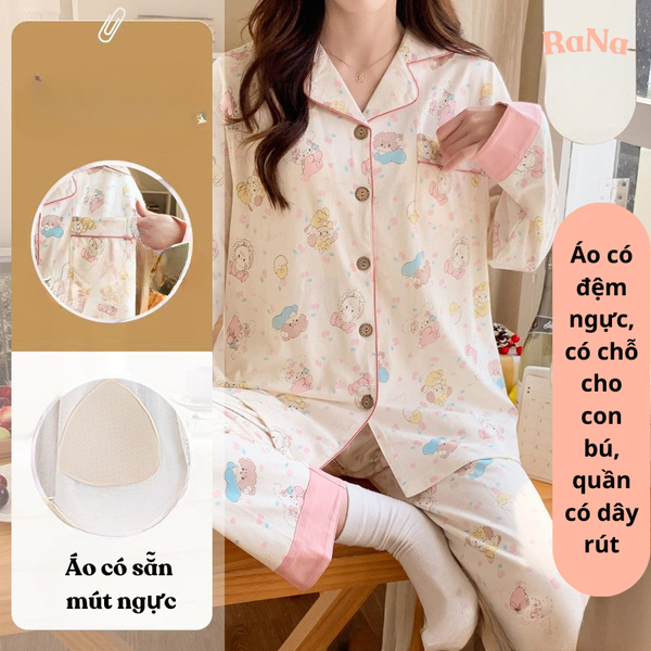 Quần Dài Áo Dài Tay Mẹ Bầu