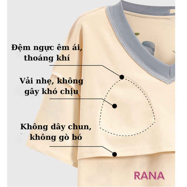 Quần Đùi Áo Cổ Tròn