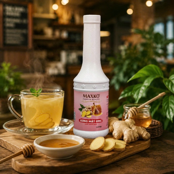 Sốt Gừng Mật Ong Maxko 1L